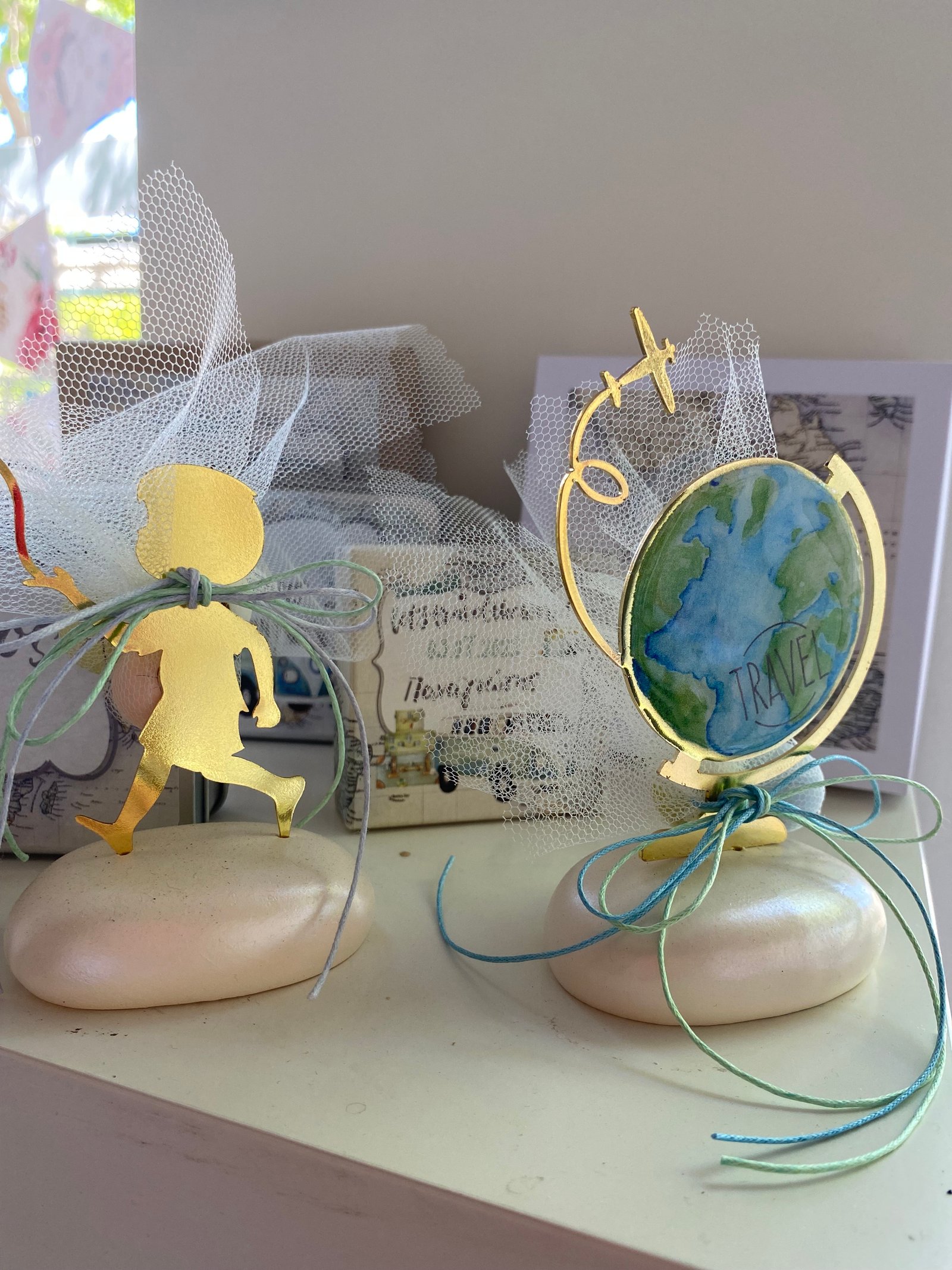 Christening favor pouch