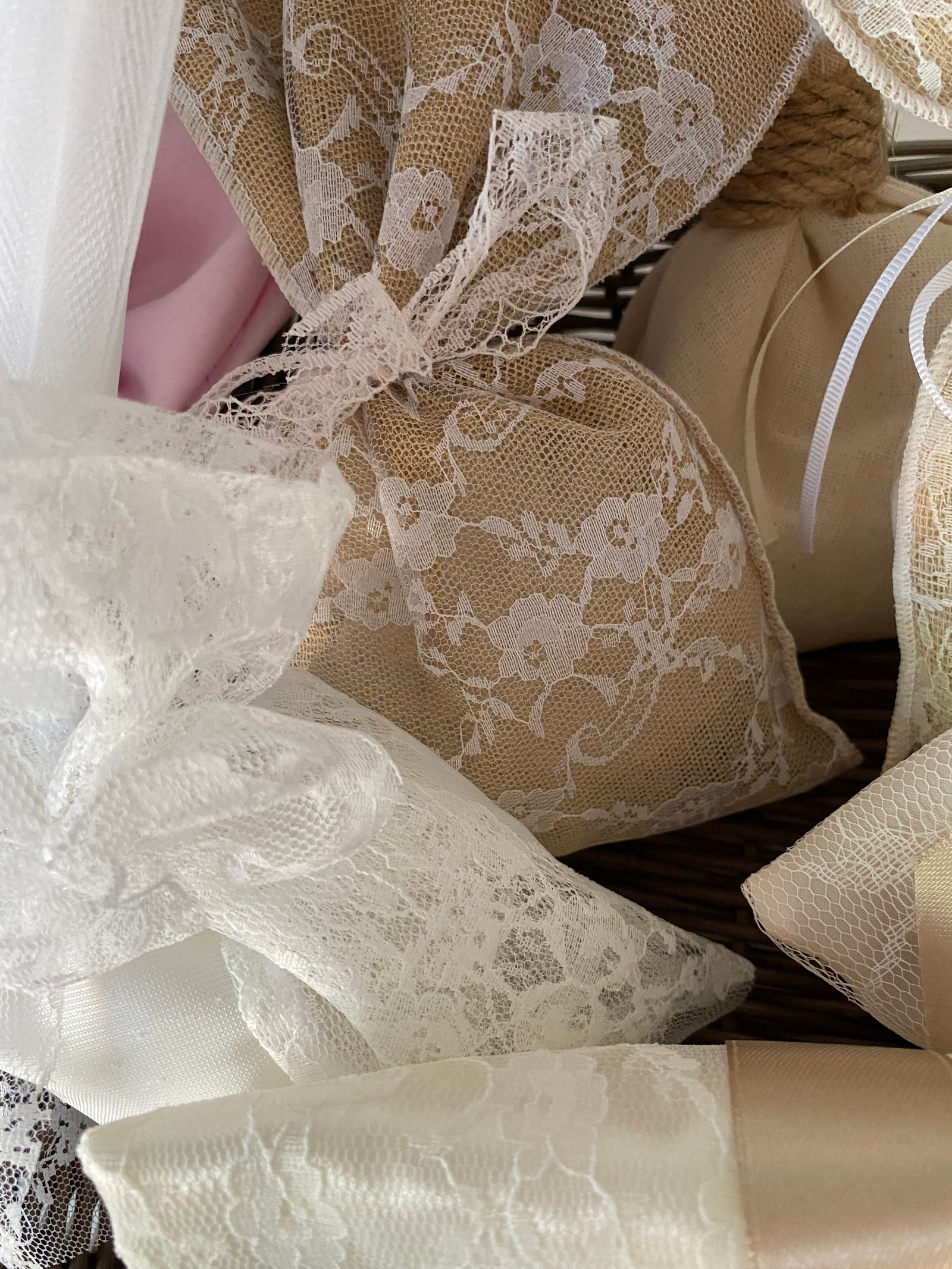 A variety of wedding favors