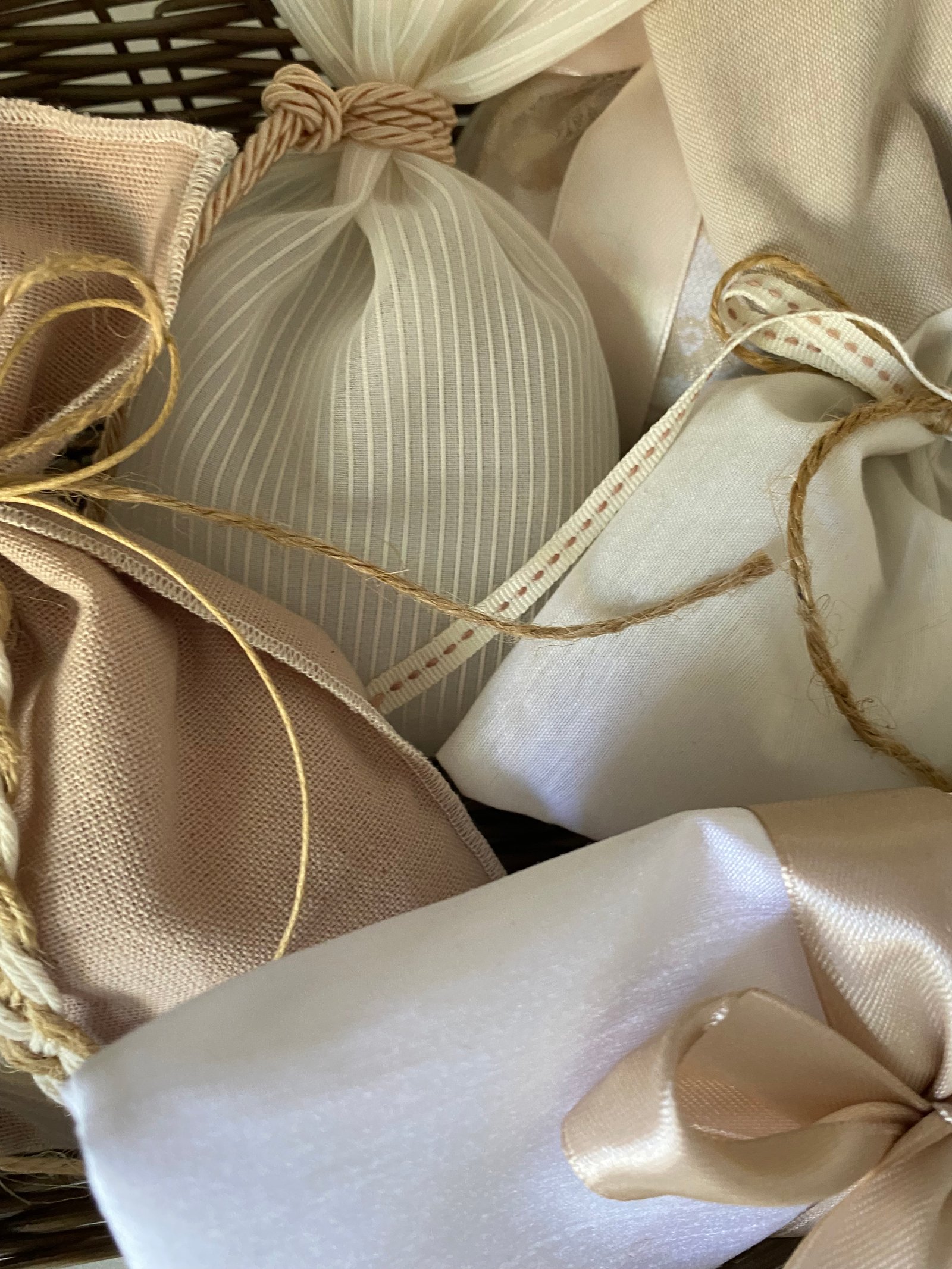 Close-up of wedding favors