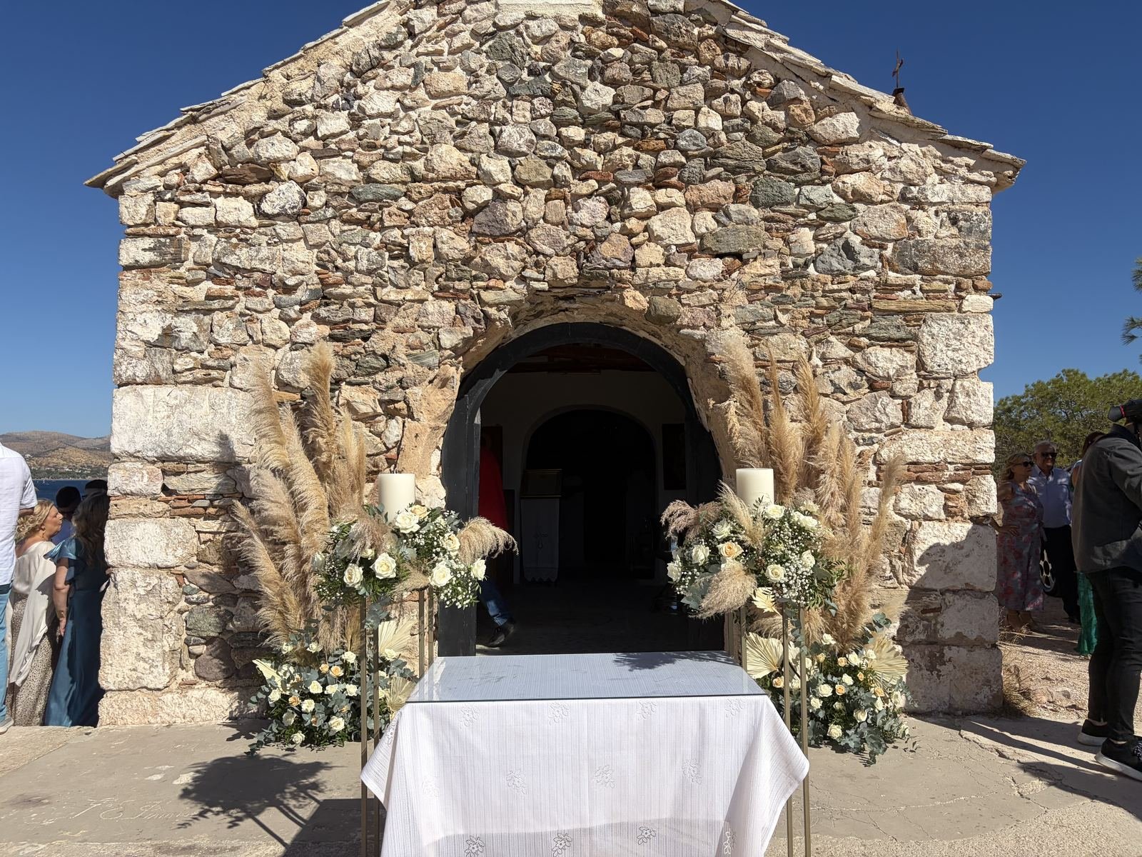 Autumn Wedding & Christening - Pampas Grass Floral Styling - The Fairytale